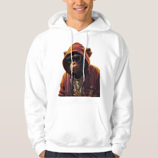 Urban Chimp – Cool Chimpanzee with Hoodie and Gold