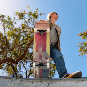 Urban Cityscape Secret Keeper Skateboard