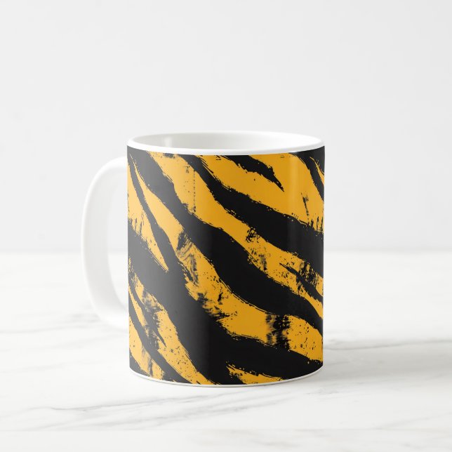 Urban Classic Tiger Stripes Coffee Mug (Front Left)