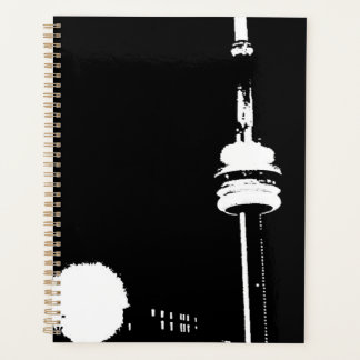 Urban CN Tower at Night notebook Planner