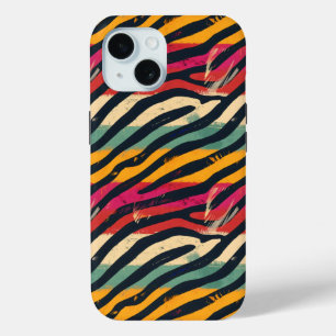 Urban Colours Zebra Stripes iPhone 15 Case