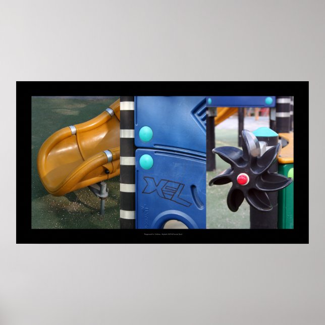 Urban Composition Kids Playground Poster (Front)