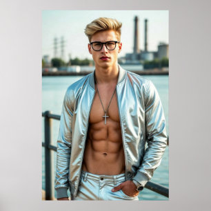 Urban Confidence – Metallic Style Poster