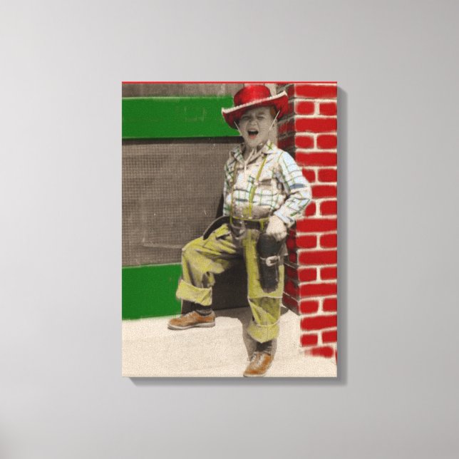 urban cowboy canvas print (Front)