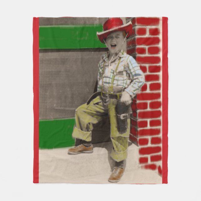 urban cowboy fleece blanket (Front)