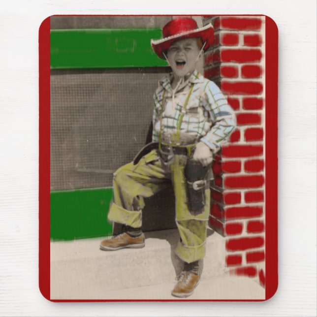 urban cowboy mouse pad (Front)