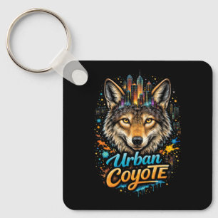 Urban Coyote Keychain