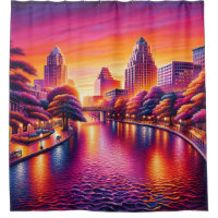 "Urban Dawn: San Antonio Riverwalk"