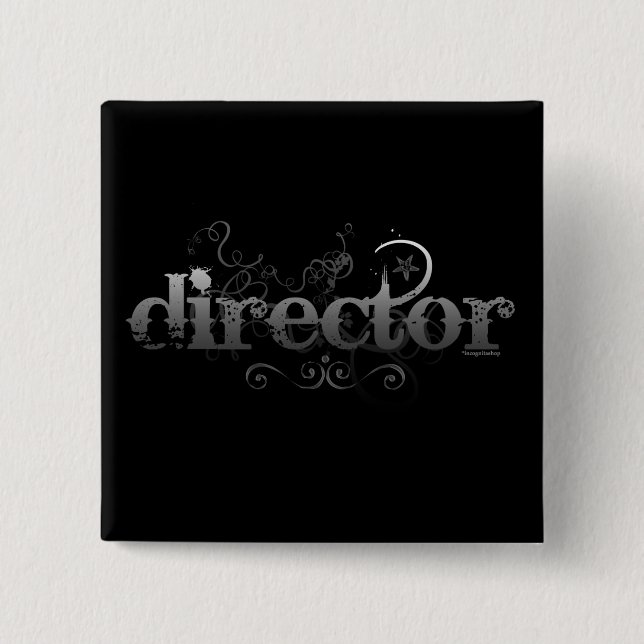 Urban Director 2 Inch Square Button (Front)