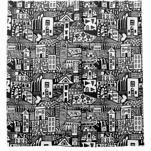 Urban Dream - Black on White (Front)