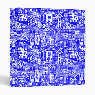 Urban Dream - Blue and White Binder