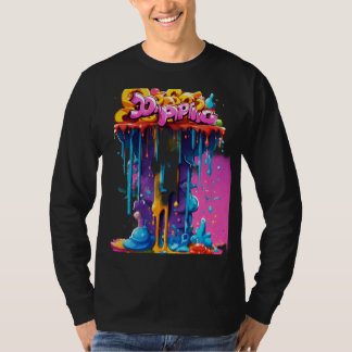 Urban Drip: Graffiti Typography Tees