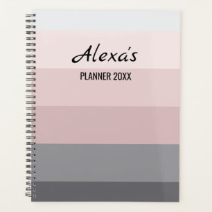 Urban Dusk Stripes Planner