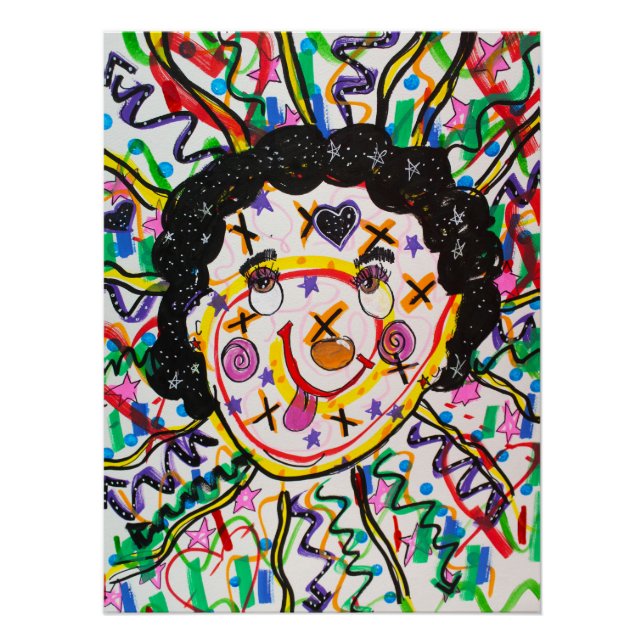 Urban Edgy Abstract Graffiti Poster | Positivity (Devant)