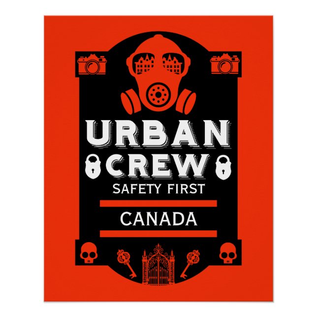  Urban Exploration Urbex  Poster (Front)