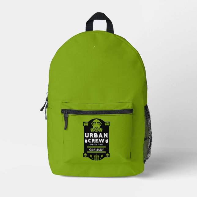  Urban Exploration Urbex  Printed Backpack (Front)