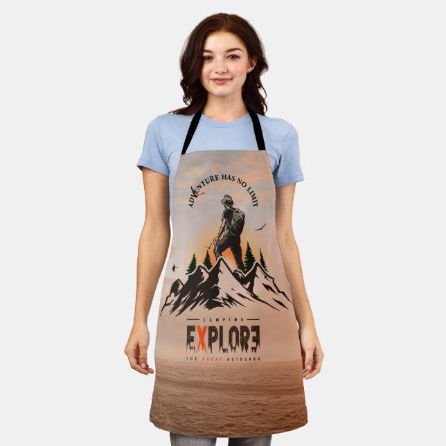Urban Explorer | All-Over Print, Medium Apron (Worn)