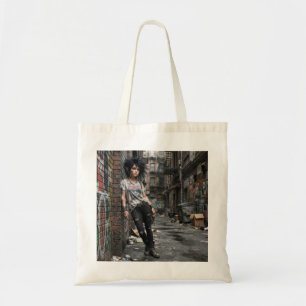 Urban Fantasy Cool Girl Tote Bag