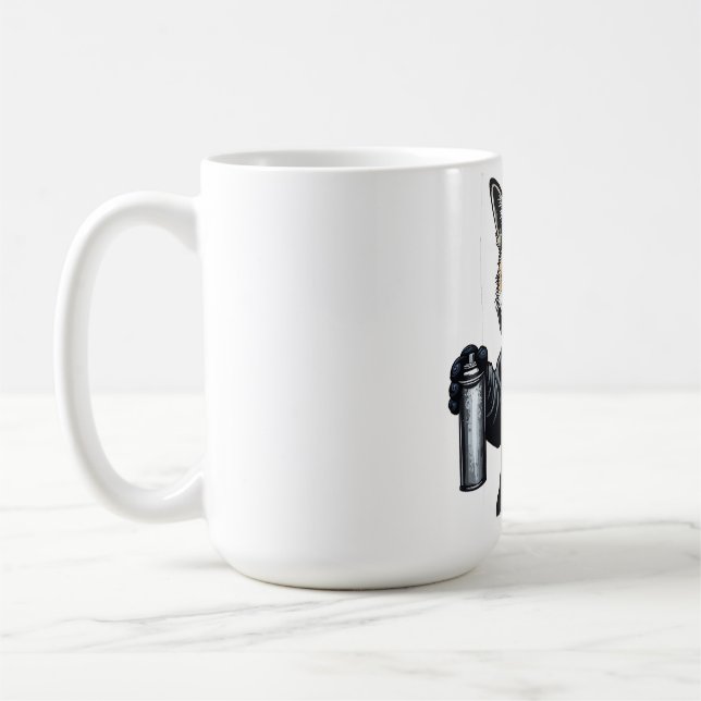 Urban Fox Tagger Coffee Mug (Left)