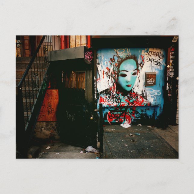 Urban Fragments - Street Art - New York City Postcard (Front)