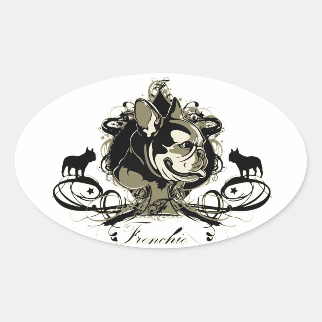 Urban French Bulldog Dog Breed Sticker (Front)