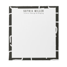 Urban Geo Black Pattern Border Business