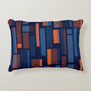 Urban geometric, modern seamless pattern accent pillow