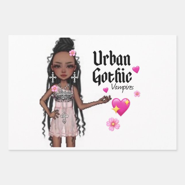 Urban Gothic Gift Wrap 7 (Front)