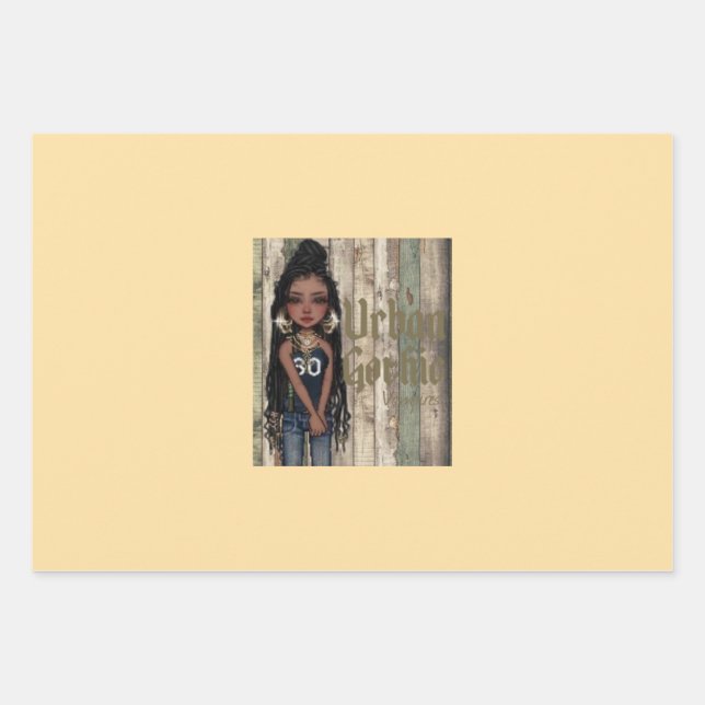 Urban Gothic Vampires Gift Wrap 10 (Front)