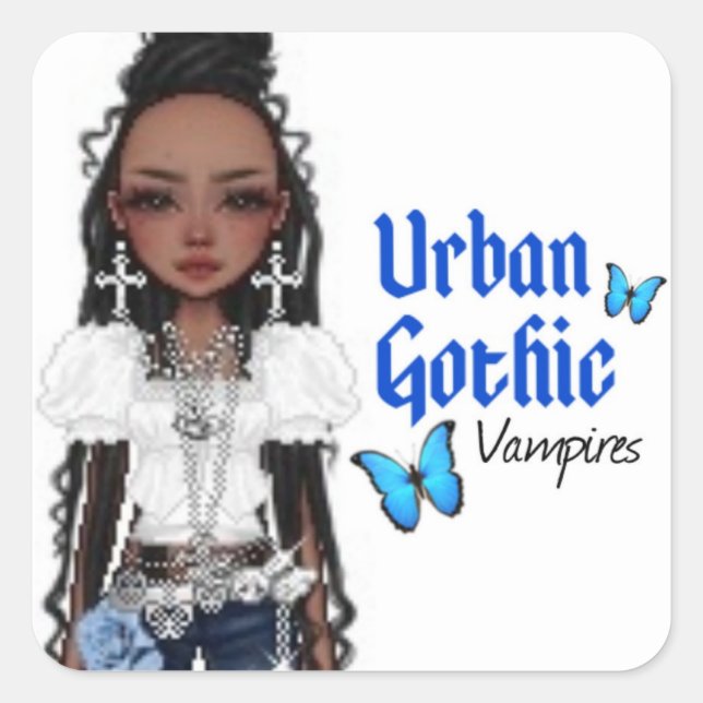Urban Gothic Vampires Sticker 7 (Front)