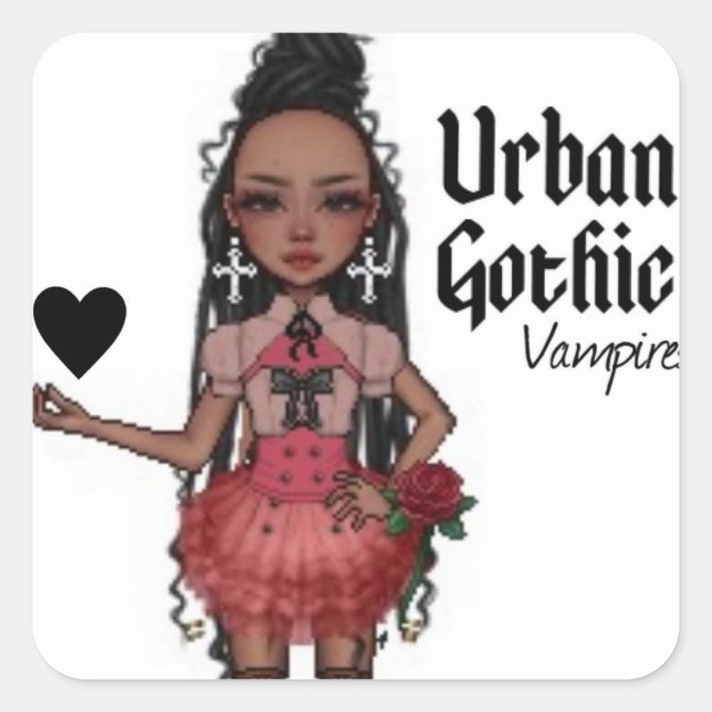 Urban Gothic Vampires Stickers 2 (Front)