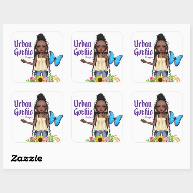 Urban Gothic Vampires Stickers 9 (Sheet)