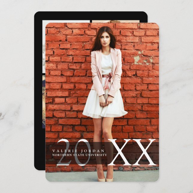 Urban Graduate, Graduation Announcements (Front/Back)