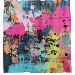 Urban Graffiti Collage with Bold Colors Paint (3)