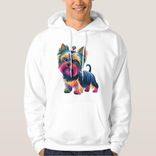 Urban Graffiti Dog Hoodie