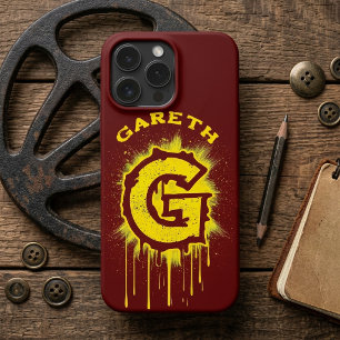 Urban Graffiti Monogram Letter "G" iPhone 13 Pro Case