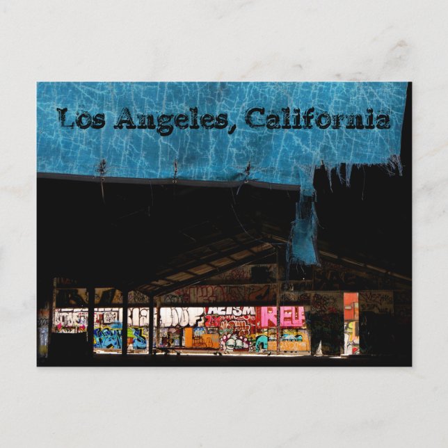 Urban Graffiti Scene Postcard (Front)