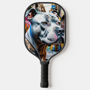 Urban Graffiti Street Art City Pitbull Lover Pickleball Paddle