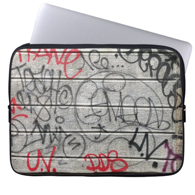 Urban Graffiti Style Laptop Sleeve (Front)