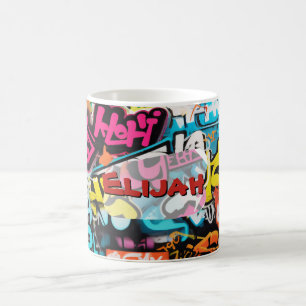 Urban Graffiti Wall Coffee Mug