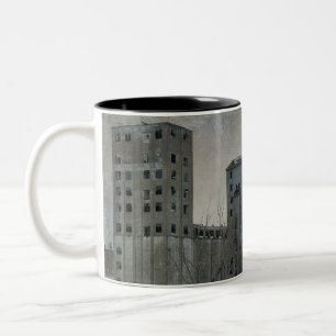 Urban Gray Two-Tone Coffee Mug