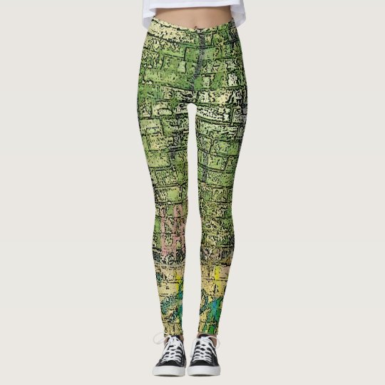 Urban Green Brick Leggings