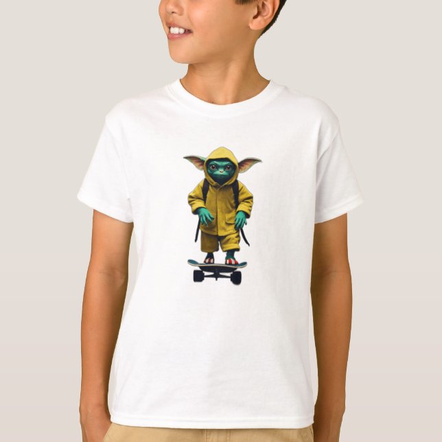 Urban Gremlin Skateboarding – Retro Sovietwave  T-Shirt (Front)