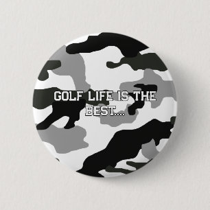 Urban grey camouflage no. 15 print  2 inch round button