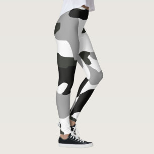 Urban grey camouflage no. 15 print   leggings