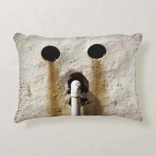 Urban Grunge Exposed Water Pipe Accent Pillow
