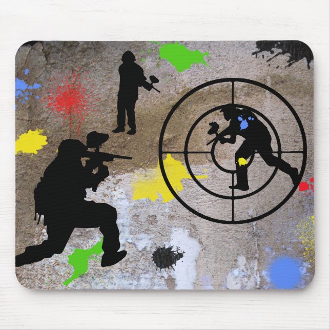 Urban Guerrilla Paintball Mouse Pad (Front)