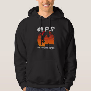 Urban Gymnast Wall Running for Traceur Parkour Hoodie