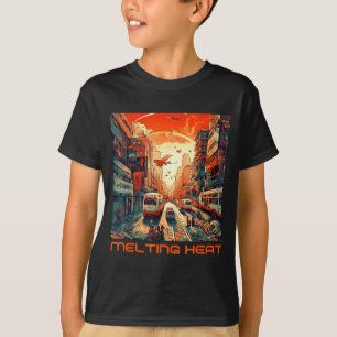 Urban heatwave _ futuristic city &amp; T-Shirt