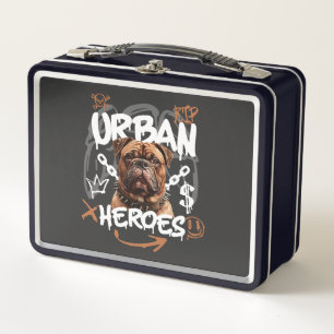 Urban Heroes Dog Metal Lunch Box